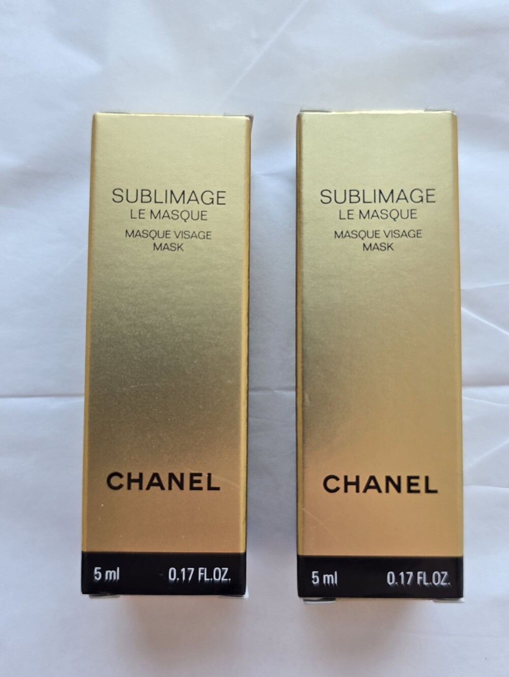 new CHANEL Sublimage Le Masque Regenerating Mask Luxury Skincare Aging Set of 2